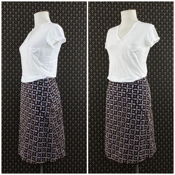 Anthro Eyelet A-Line Skirt by Snak - Picture 2 of 12